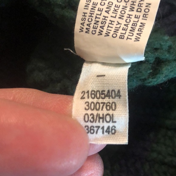 VINTAGE ‘03 Gap Kids Size XS (4) Unisex Kids Crewneck SNOWFLAKE Cotton Wool NEW - Picture 10 of 13